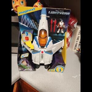 NEW Buzz Lightyear Imaginext Disney Pixar Lights & Sounds XL-15 Spaceship Figure